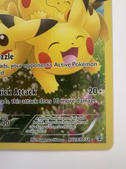 Pokemon Pikachu TCG Holo Rare Card RC29/RC32 Generations - Image 4