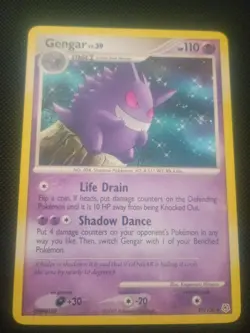 Pokemon Gengar TCG 27/130 Diamond and Pearl Base Non-Holo Rare Mp+/Lp-Condition - Image 2