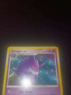 Pokemon Gengar TCG 27/130 Diamond and Pearl Base Non-Holo Rare Mp+/Lp-Condition - Image 4
