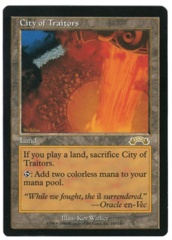 Mtg City of Traitors Exodus #143 NM - Image 1