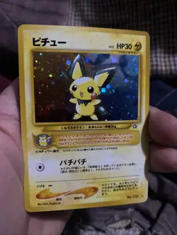 Pokemon Pichu TCG Neo Genesis No.172 Rare Japanese Holo Card Nm - Image 1