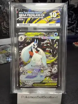 Mega Froslass EX 275/217 Ascended Heroes ACE 10 GEM MINT SIR Pokemon TCG - Image 1