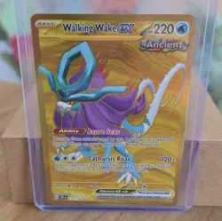 Walking Wake ex 215/162 Gold Hyper Rare Pokemon Temporal Forces TCG NM English - Image 1