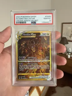PSA 10 GIRATINA VSTAR GG69/GG70 |Crown Zenith Gold Full Art Pokemon Card - Image 1