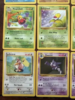 Lot of (28) Pokemon Base Set 2 Card Lot Unlimited Uncommon Common MP-NM - Image 2
