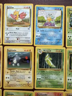 Lot of (28) Pokemon Base Set 2 Card Lot Unlimited Uncommon Common MP-NM - Image 4