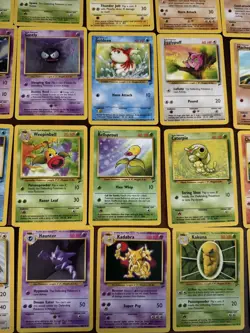 Lot of (40) Pokemon Base Set 2 Card Lot Unlimited Uncommon Common MP-NM - Image 3