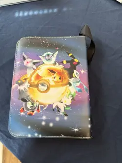 Lot of 3: 1 Pokemon Zipper Faux Leather 3-Ring Card Binder/2 mini binder incl. - Image 3