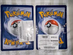 Pokemon TCG Pikachu at the Museum Oversized Promo Card Lot of 2, English SEALED - Image 2