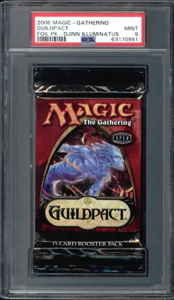 Guildpact Djinn Illuminatus Booster Pack Graded PSA 9 MTG Magic #63170991 - Image 1