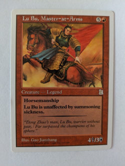 Lu Bu, Master-at-Arms Portal 3K MTG NM Free shipping with tracking - Image 1