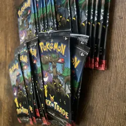 Lot of 25 Trick or Trade Halloween Pokemon 3 Card Booster Packs Pokemon Sealed - Image 2