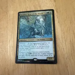 Arahbo, Roar of the World #35 (Foil) (NM) Commander 2017 C17 Magic MTG - Image 1