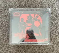 Pokemon TCG Destined Rivals Elite Trainer Box ETB Sealed With Acrylic Case - Image 1