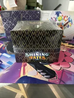 POKEMON TCG Sword & Shield Shining Fates Mini Tins Sealed Display of 10 Tins - Image 1