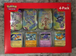 Pokemon TCG: Scarlet & Violet 151 - Sam’s Club Mini Tin Set of 4 Factory Sealed - Image 1