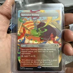Spectator Seating 0664 Borderless Extended Art Commander Masters Rare MTG - Image 1