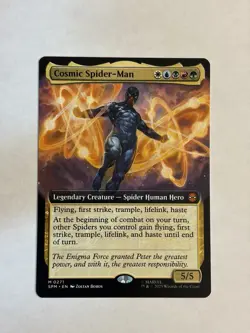 MTG Spider Man Cosmic Spider Man Extended Art - Image 1