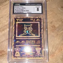 Pokemon TCG CGC 8 Ancient Mew 1 2000 Movie Promo Misc Cards Holo English - Image 1