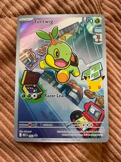 Pokemon First Partner Illustration Rare Turtwig Chimchar Piplup 30th Anniversary - Image 2