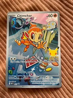 Pokemon First Partner Illustration Rare Turtwig Chimchar Piplup 30th Anniversary - Image 3