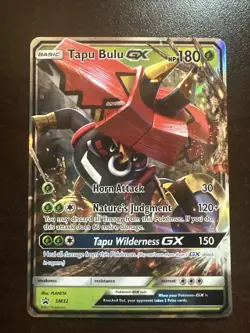 Tapu Bulu GX SM32 LP Pokemon TCG Sun & Moon Black Star Promo - Image 1