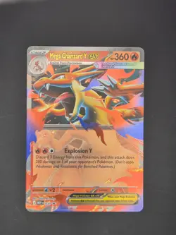 Pokemon TCG Mega Charizard Y EX Black Star Promo MEP 030 Mint Condition - Image 1