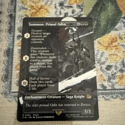 Summon: Primal Odin (Borderless) Final Fantasy Regular - Image 1