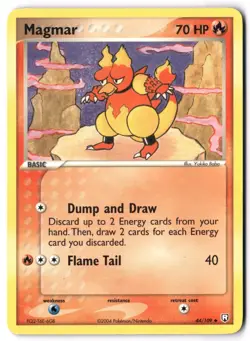 Pokemon Card - Magmar 44/109 Uncommon - Team Rocket Returns - NM - Image 1
