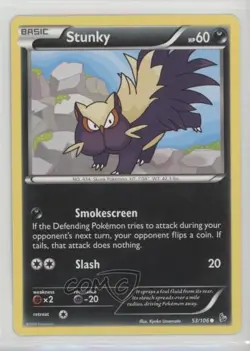 Stunky Pokemon XY Flashfire #53 - Image 1
