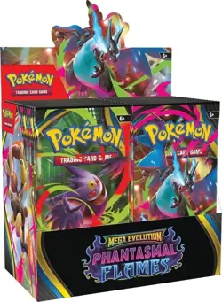 Pokemon TCG: Mega Evolutions Phantasmal Flames Booster Box ✅PRESALE✅ (36 Packs) - Image 1