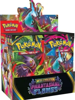 Pokemon TCG Phantasmal Flames Booster Box 36 Packs 360 Cards Mega Evolution - Image 1
