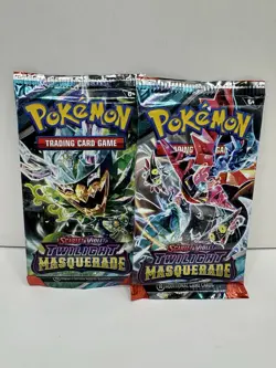 Pokemon Twilight Masquerade Booster Pack Random Art SEALED NEW X2 - Image 1