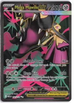 Mega Mawile ex 162/132 Ultra Rare Mega Evolution Pokemon Holo NM - Image 1