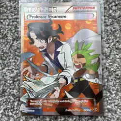 Professor Sycamore 114/114 FULL ART ULTRA RARE Pokemon XY Steam Siege 2016 - Image 1