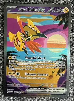 Pokemon TCG Tapu Koko ex 247/182 Paradox Rift Ultra Secret Rare Holo Alt NM/M - Image 1