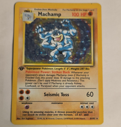 Pokemon Company Machamp 8/102 Deck Exclusives 1st Edition Holo Rare Eng 100 HP - Image 1
