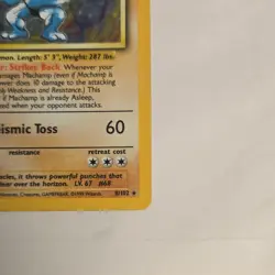 Pokemon Company Machamp 8/102 Deck Exclusives 1st Edition Holo Rare Eng 100 HP - Image 4