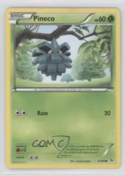 Pineco Pokemon XY Flashfire #4 - Image 1