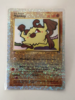 Mankey 81/110 Legendary Collection Reverse Holo LP - Image 1