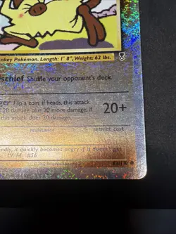Mankey 81/110 | Legendary Collection | Reverse Holo Pokemon Card LP/MP - Image 4