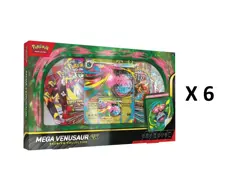 Pokemon TCG Mega Venusaur ex PREMIUM COLLECTION BOX CASE Sealed 6 Boxes - Image 1