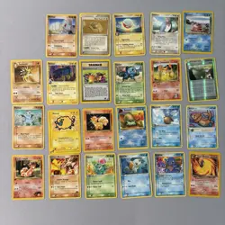 Old Pokemon Cards Lot - Vintage 1999-2002 WOTC Era Mixed Sets - Non-Holo Rare - Image 1
