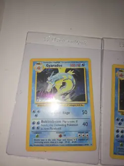 2x Gyarados 6/102 Holo 1999 Pokemon Base Set Unlimited WOTC MP Lot - Image 2
