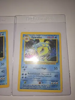 2x Gyarados 6/102 Holo 1999 Pokemon Base Set Unlimited WOTC MP Lot - Image 3