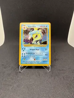 WOTC Pokemon TCG Base Set Holo lot (3) Mewtwo/1st edition Machamp/Gyarados - Image 5