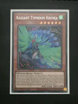 Radiant Typhoon Krosea DOOD-EN015 Secret Rare 1st Edition NM Yugioh - Image 1