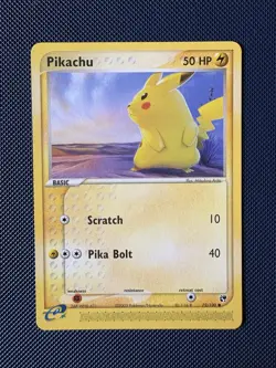 Pokemon Pikachu TCG EX Sandstorm Card 72/100 Regular Common, Near Mint Condition - Image 1