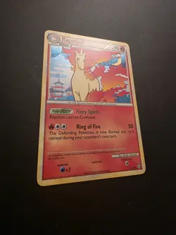Pokemon TCG Rapidash Holo Card 8/102 Triumphant Series Near Mint Condition 2010 - Image 3