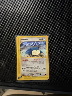 Snorlax Skyridge Common 100/144 2003 E-Reader Pokemon Card TCG NEAR MINT - Image 3